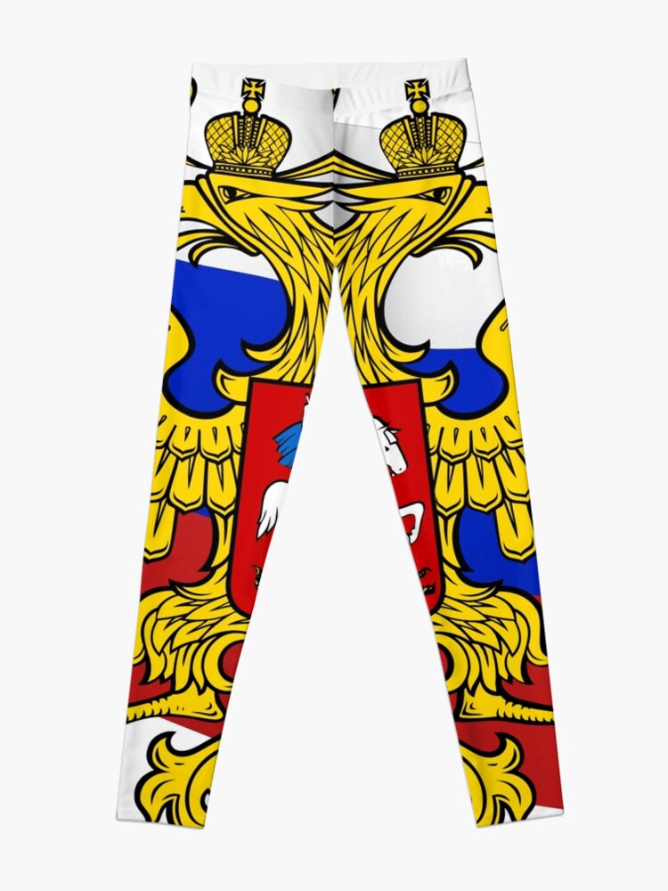 Alternate view of Российский флаг, Флаг российской федерации, Russian flag, Flag of the Russian Federation, Russia, Russian, flag, Russian Federation Leggings