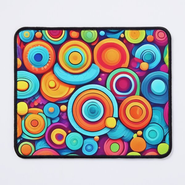 Item preview, Vibrant Circle Explosion designed and sold by Health And Fitness Posts e-Store.