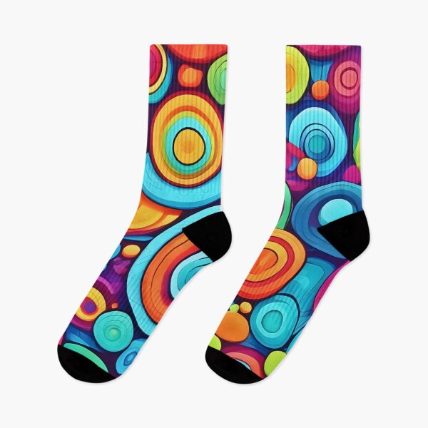 Item preview, Vibrant Circle Explosion designed and sold by Health And Fitness Posts e-Store.
