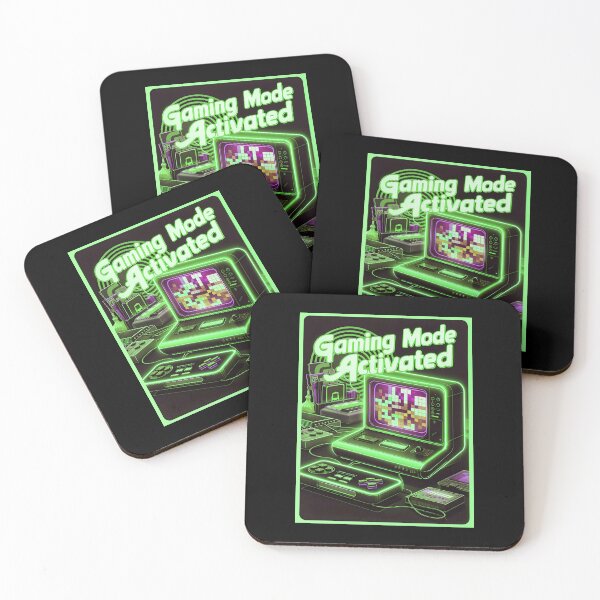 Item preview, Gaming Mode Activated Retro Gamer Quote designed and sold by TheArtOfPat.