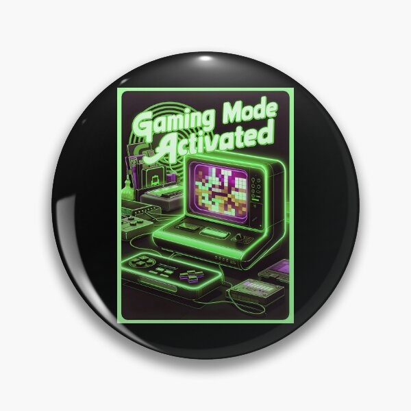Artikelvorschau, Gaming-Modus aktiviert Retro Gamer Zitat entworfen und verkauft von TheArtOfPat.