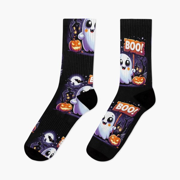 Item preview, Cheerful Ghostly Boo! designed and sold by muitee.