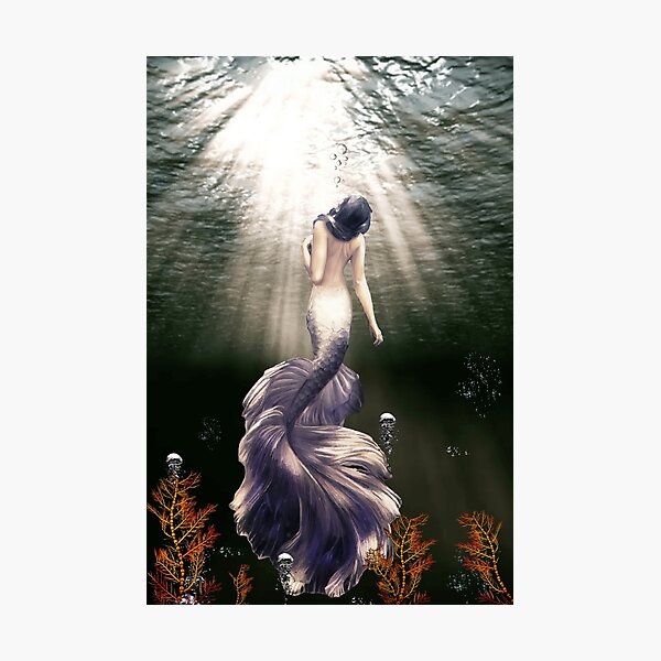 MERMAID FROM THE DEEP Photographic Print