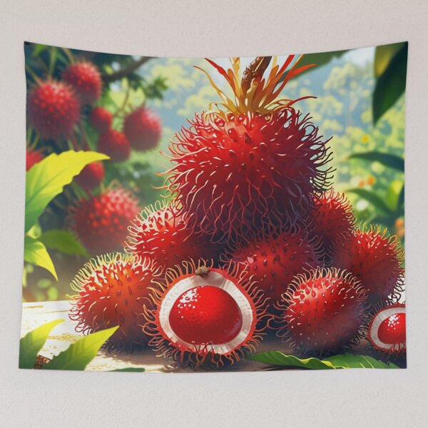 Item preview, Always red rambutan. designed and sold by PatDoArt.