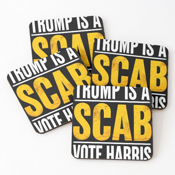 Item preview, Trump Is A Scab Vote Harris designed and sold by Mosaic-97.