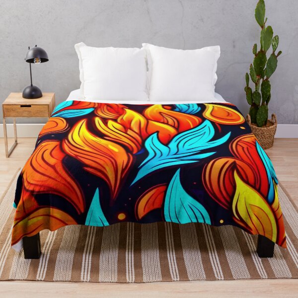 Item preview, Fiery Abstract Flame Pattern designed and sold by Health And Fitness Posts e-Store.