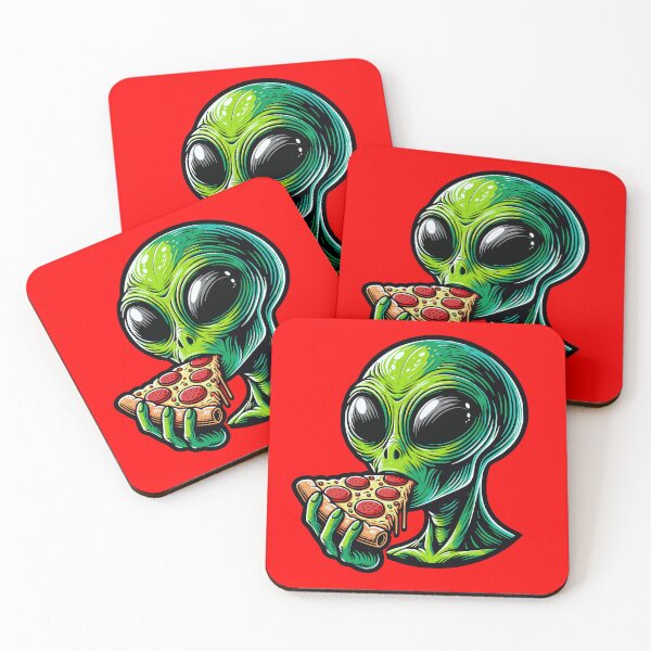 Item preview, Alien like Pizza designed and sold by roswellboutique.