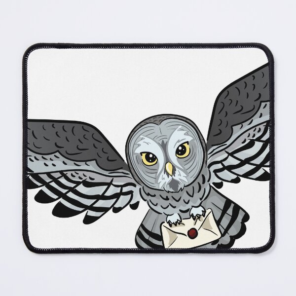 Item preview, Magical chibi grey owl kawaii designed and sold by NaiBalin.
