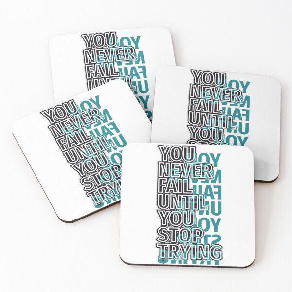 Item preview, You Never Fail Until You Stop Trying! designed and sold by LAPRADEENT.