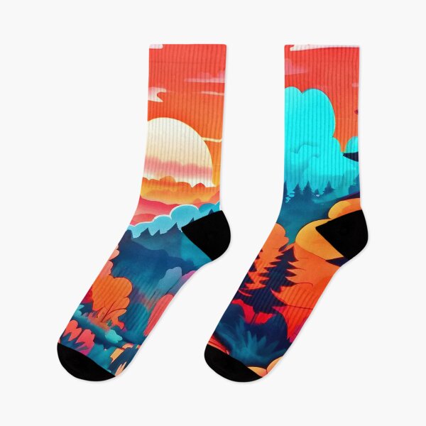 Item preview, Sunset Path Through Autumn Forest designed and sold by Health And Fitness Posts e-Store.