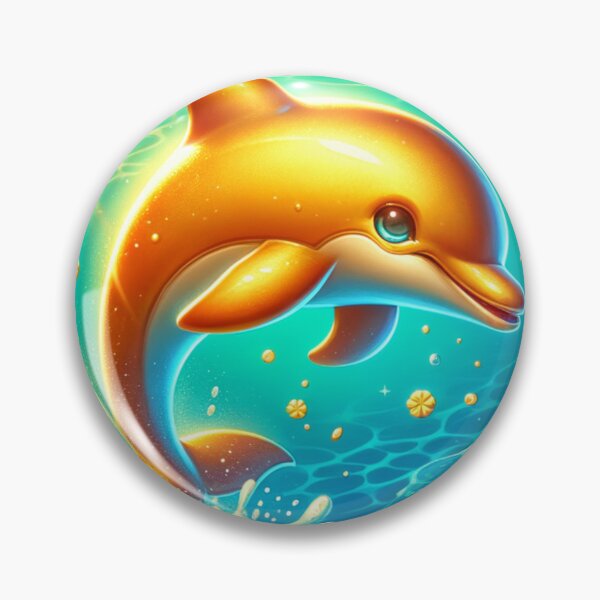 Item preview, Happy Dolphin in a clear ocean designed and sold by kimzie7124.