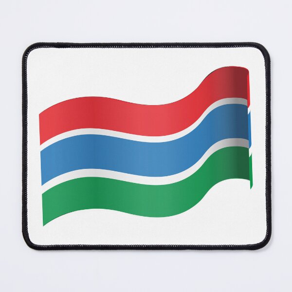 Item preview, Gambia Flag designed and sold by HarveyHandcraftsandDesigns.