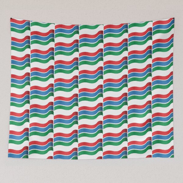 Item preview, Gambia Flag designed and sold by HarveyHandcraftsandDesigns.