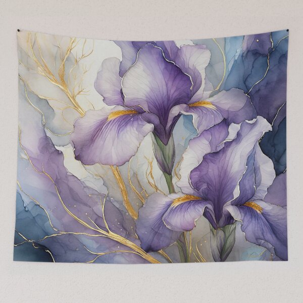 Item preview, Graceful Violet Bearded Irises designed and sold by Susan Rydberg.