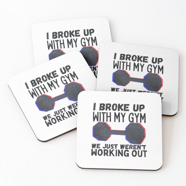 Item preview, I Broke Up With My Gym designed and sold by Lampblack and Bone.