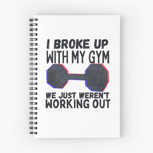 Item preview, I Broke Up With My Gym designed and sold by Lampblack and Bone.
