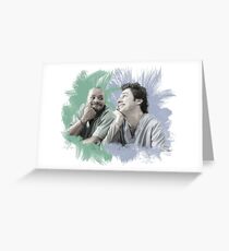 Turk & JD Bromance Greeting Card