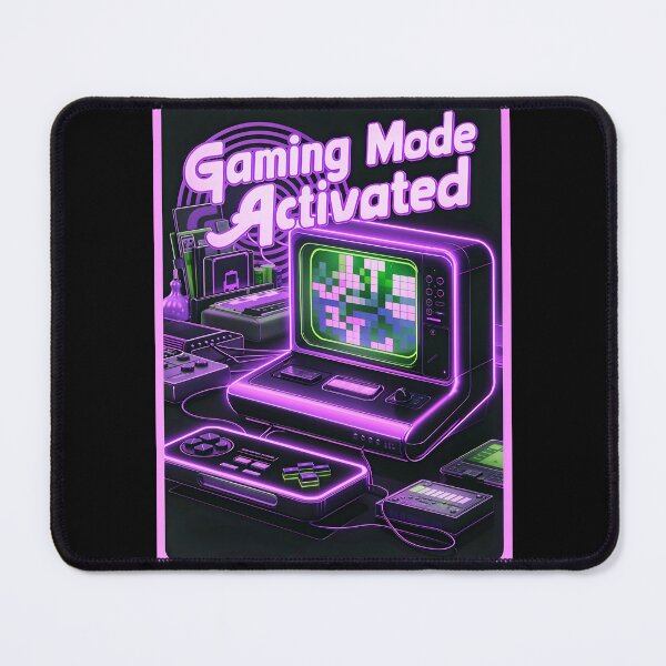 Item preview, Gaming Mode Activated Retro Gamer Quote designed and sold by TheArtOfPat.