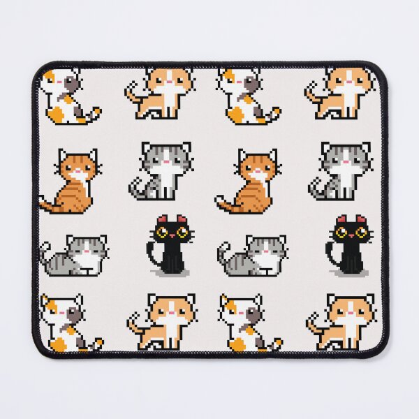 Item preview, pixel kitteh  designed and sold by Playful Strokes pom@pom.