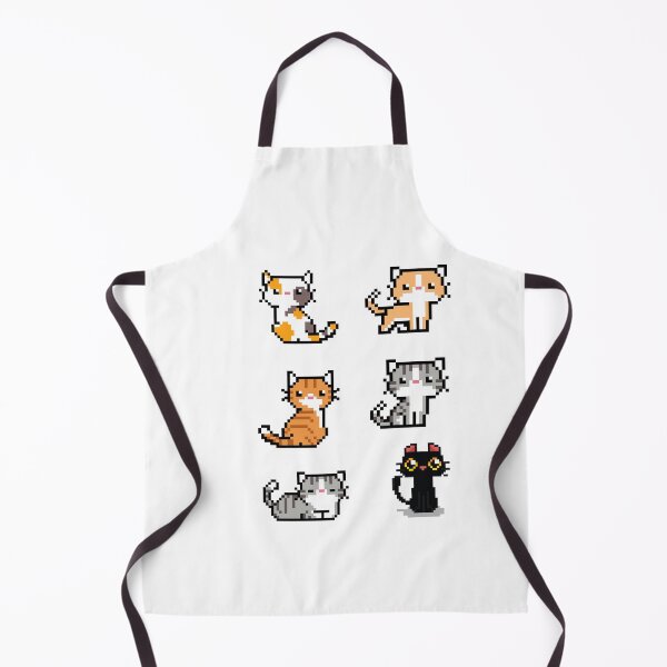 Item preview, pixel kitteh designed and sold by Playful Strokes pom@pom.