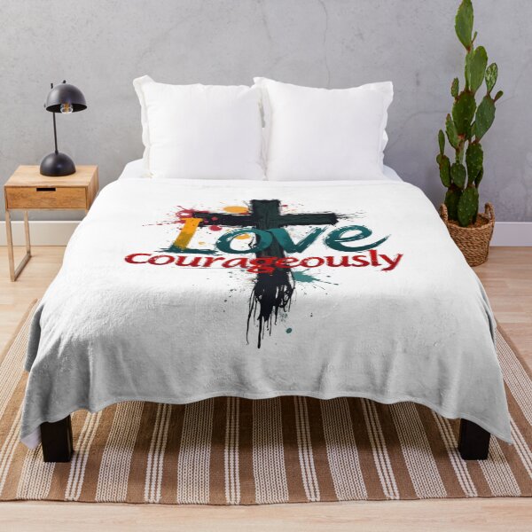 Item preview, Love Courageously, Cross designed and sold by Faithloveshop.