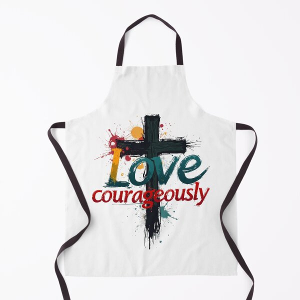 Item preview, Love Courageously, Cross designed and sold by Faithloveshop.