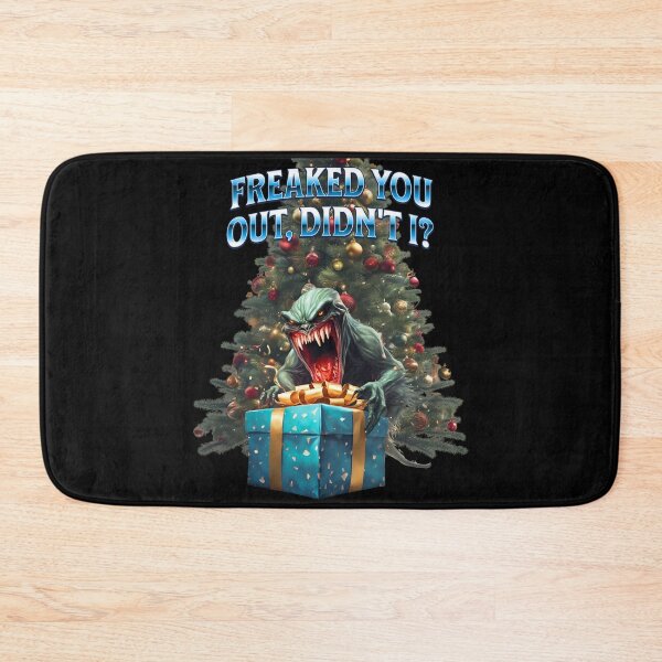 Item preview, Freaked You Out, Didn't I? Halloween Monster By A Christmas Tree designed and sold by signshirtz.