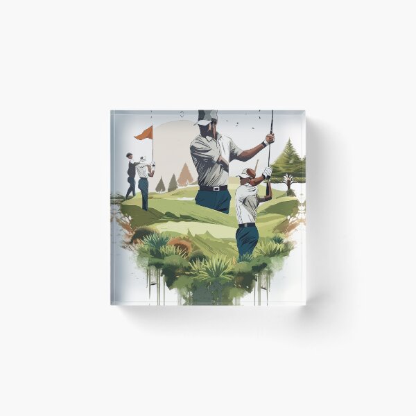 Item preview, Tee Time: National Golf Month designed and sold by bb-15artstudio.