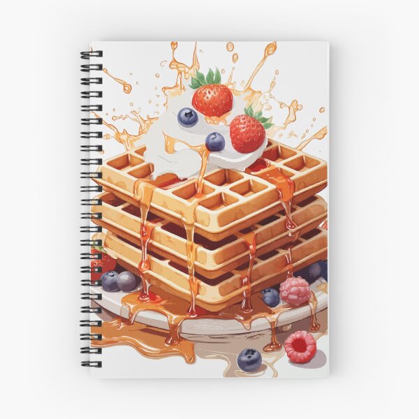 Item preview, Golden Delights: National Waffle Day designed and sold by bb-15artstudio.