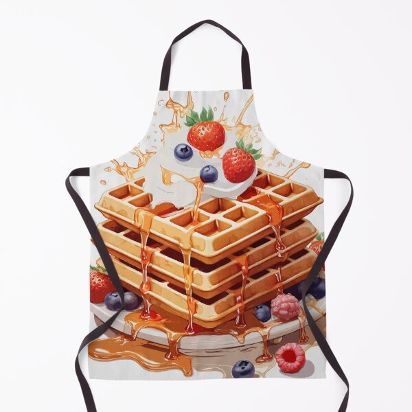 Item preview, Golden Delights: National Waffle Day designed and sold by bb-15artstudio.