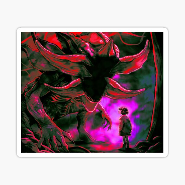 Item preview, Stranger Things - Demogorgon and Eleven - Upside Down "Bubble" designed and sold by MichaelGrinberg.