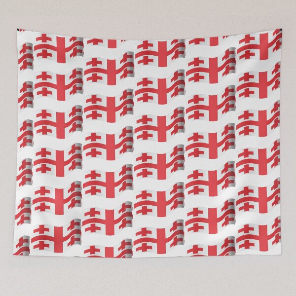 Item preview, Georgia Flag designed and sold by HarveyHandcraftsandDesigns.