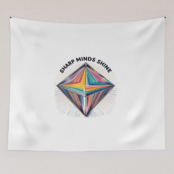Item preview, Sharp minds shine designed and sold by Monem-RASH.