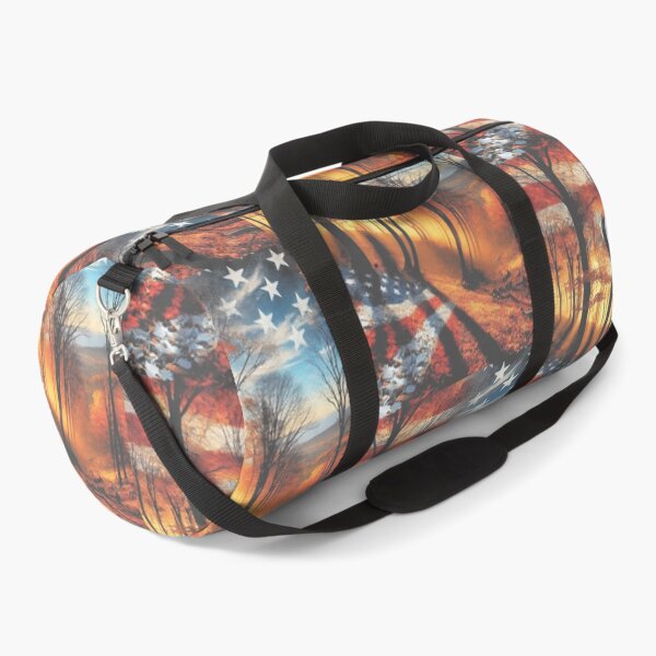 Item preview, Autumn Forest: Vibrant Colors & Patriotic Mist designed and sold by ValorVerse.