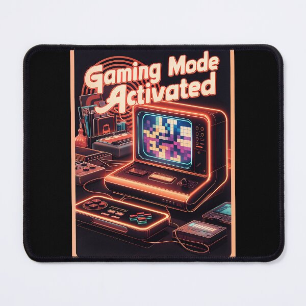 Item preview, Gaming Mode Activated Retro Gamer Quote designed and sold by TheArtOfPat.
