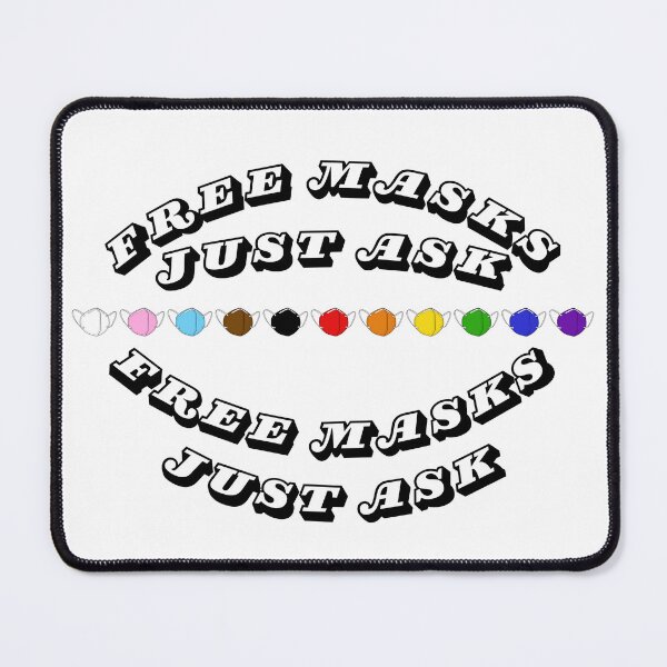 Item preview, Free Masks Just Ask designed and sold by Accidental Angel Inc..
