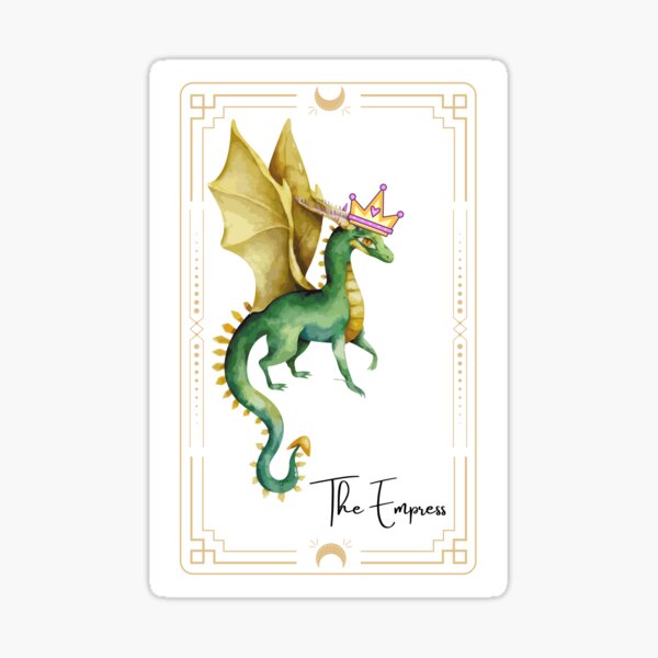 Dragon Tarot, The Empress Sticker
