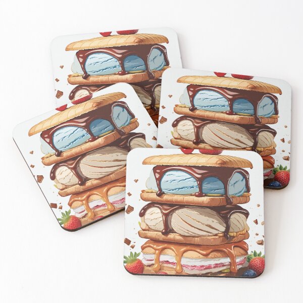 Item preview, Sweet Indulgence: National Ice Cream Sandwich Day designed and sold by bb-15artstudio.