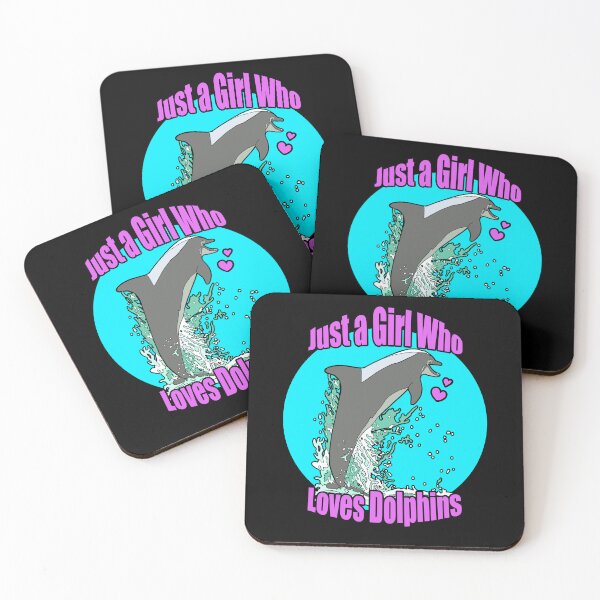 Item preview, Just a Girl who Loves Dolphins | Gift for Dolphin Lover designed and sold by Marian Murdoch.