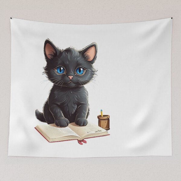 Item preview, Cute Reading Kitten  designed and sold by Robertworkshop.