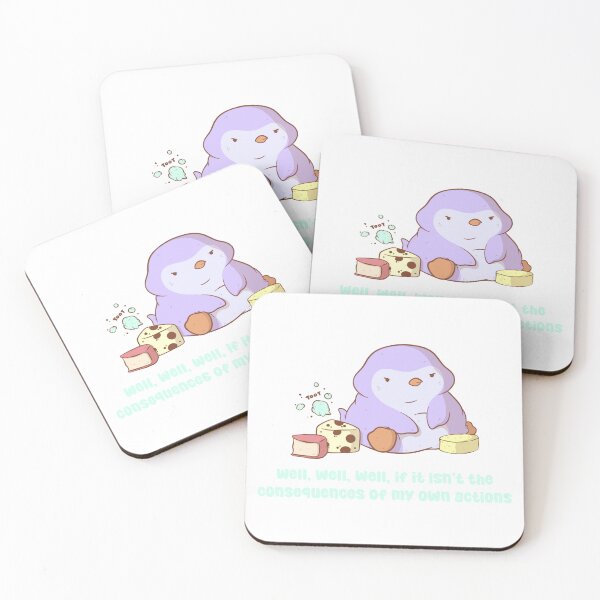 Item preview, silly penguin with cheese designed and sold by mind over morgan .