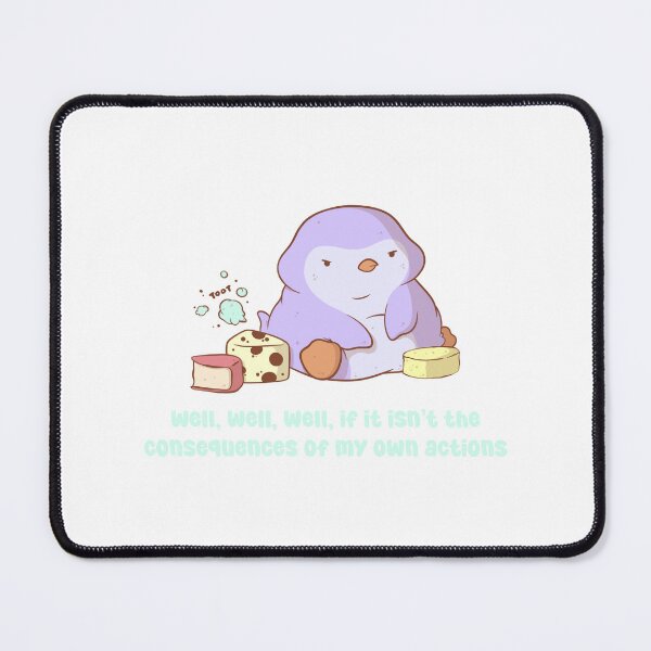 Item preview, silly penguin with cheese designed and sold by mind over morgan .