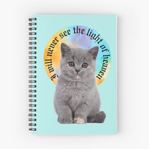 Item preview, I will never see the light of heaven kitty designed and sold by Planetary-Disco.