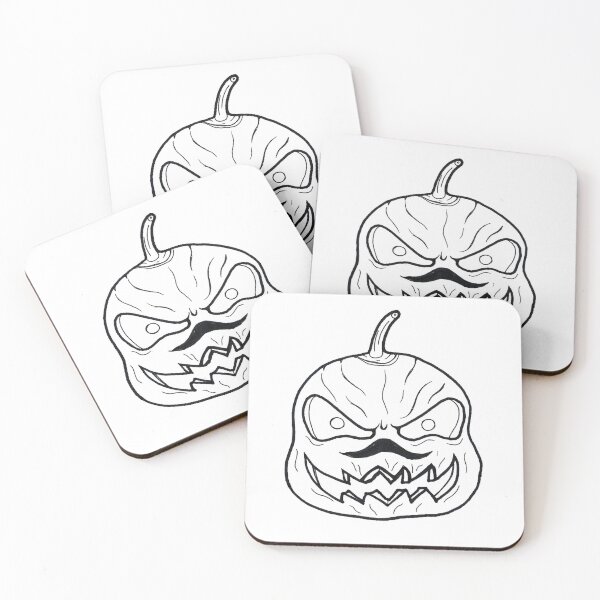 Item preview, Spooky Pumpkin Halloween scary Face Jack-o'-Lantern,  designed and sold by Kopiopang studio.