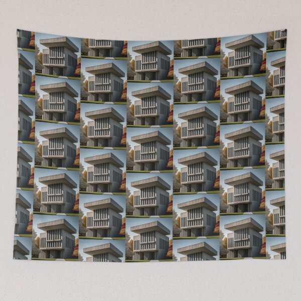 Item preview, Autumn at the Modern Office Building designed and sold by BestArtByArvind.