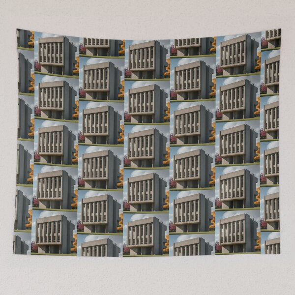 Item preview, Autumn at the Modern Office Building designed and sold by BestArtByArvind.