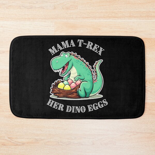 Item preview, Mama T-Rex and Her Dino Eggs Cute Dinosaur designed and sold by Taans-Creation.