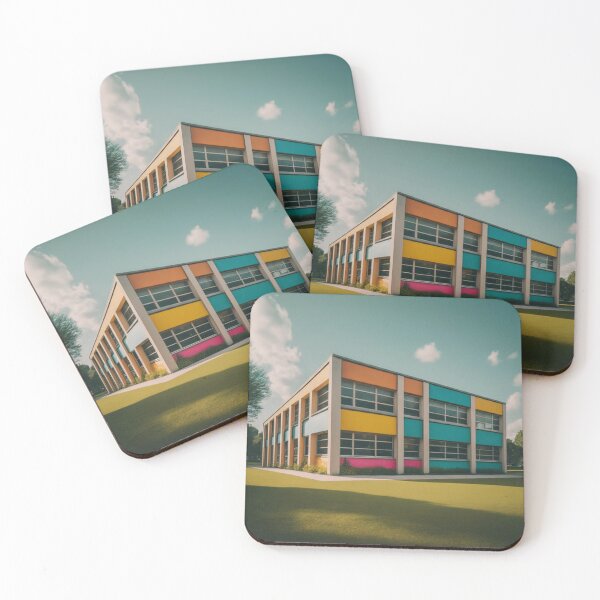 Item preview, Colorful Building in a Field designed and sold by BestArtByArvind.