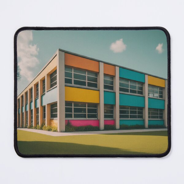Item preview, Colorful Building in a Field designed and sold by BestArtByArvind.