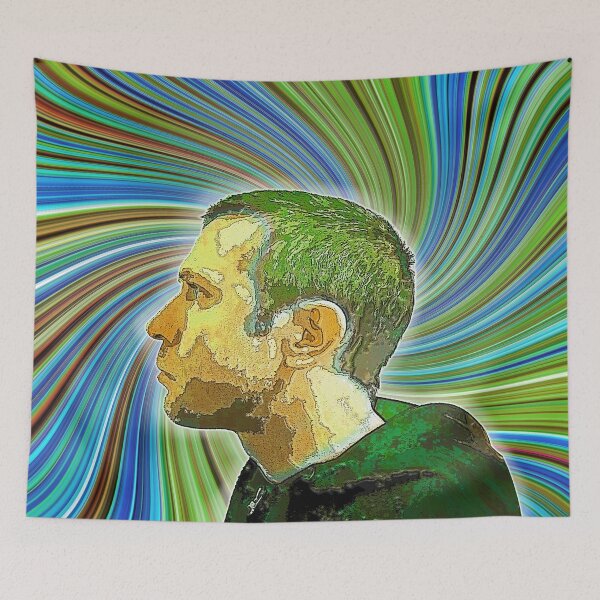 Item preview, PsychedelicExistenceTunnel/Green designed and sold by Klaus Bremner (Autotelic Art).